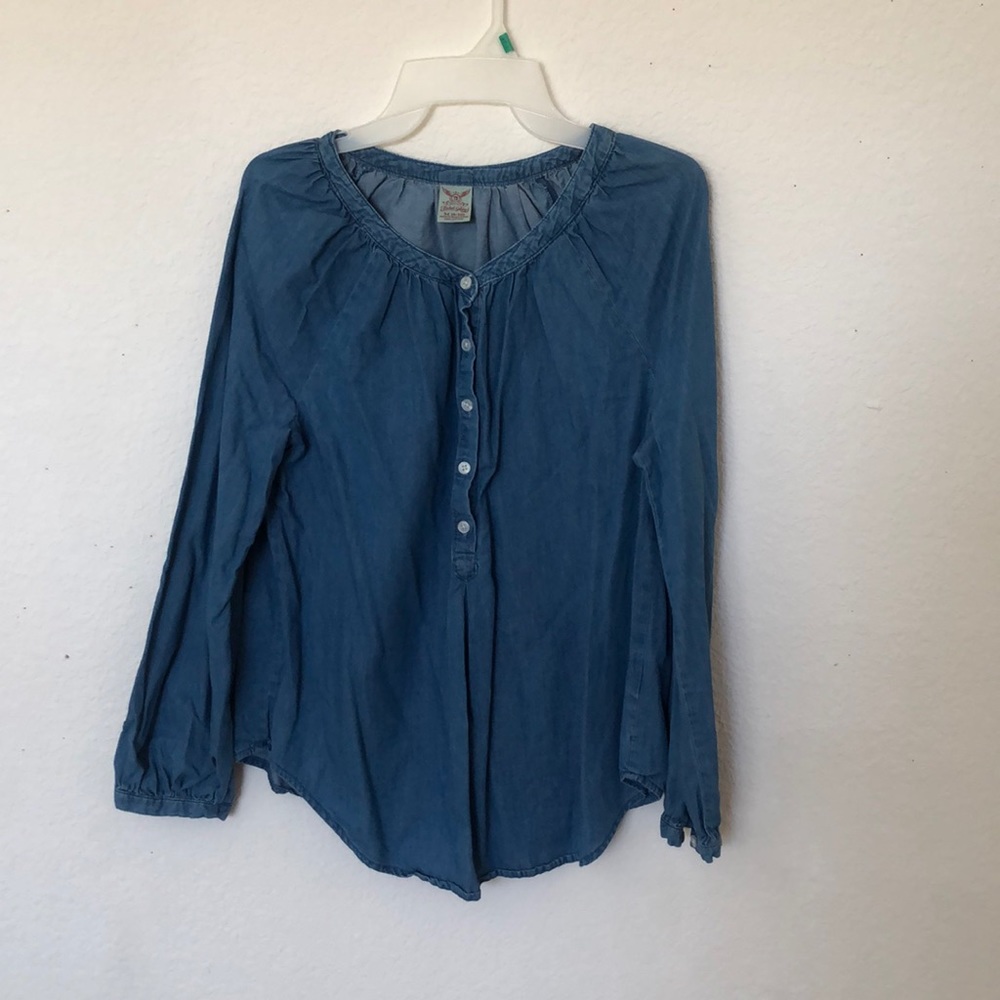 A blue shirt